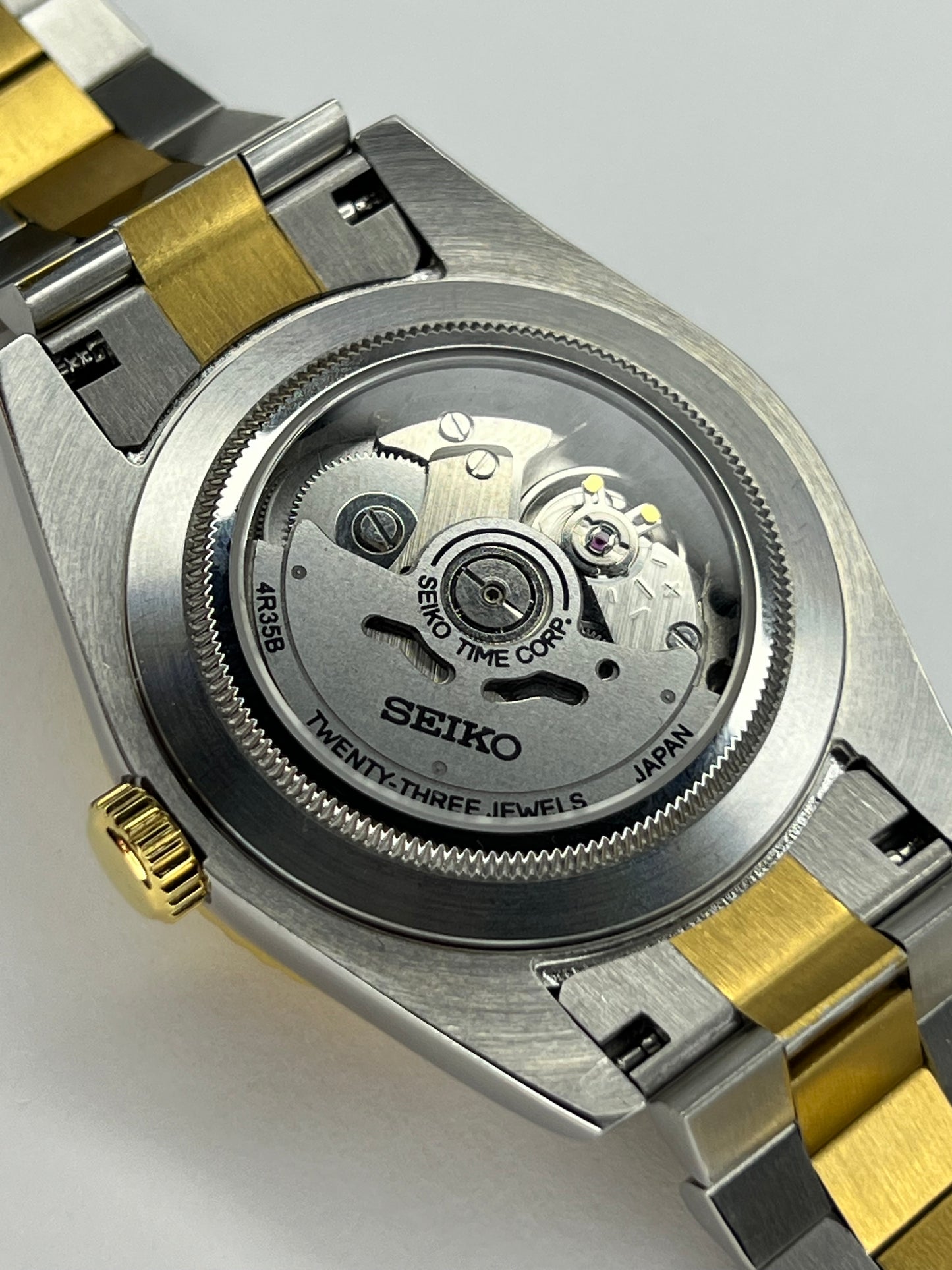 MOD Seiko Datejust Silver & Gold