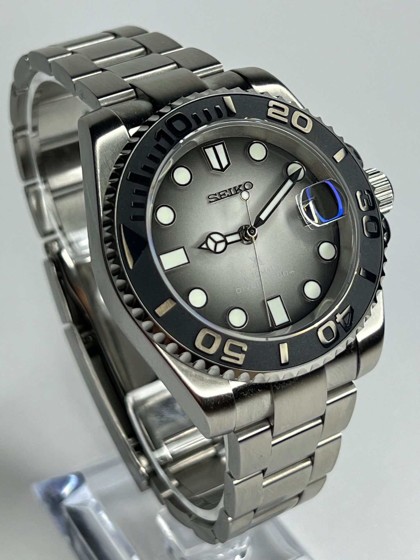 MOD Seiko Submariner Black Special Edition - Gold Time Labs