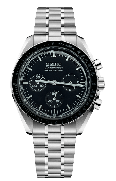 MOD Seiko Speedmaster Black - Gold Time Labs