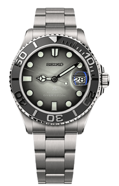 MOD Seiko Submariner Black Special Edition - Gold Time Labs